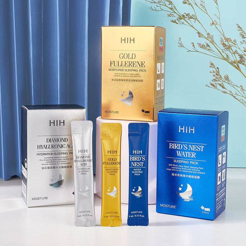 Mặt nạ ngủ HIH tổ yến biển dưỡng ẩm không cần rửa/ Mặt nạ Hyaluronic acid làm sạch se khít sạch lỗ chân lông