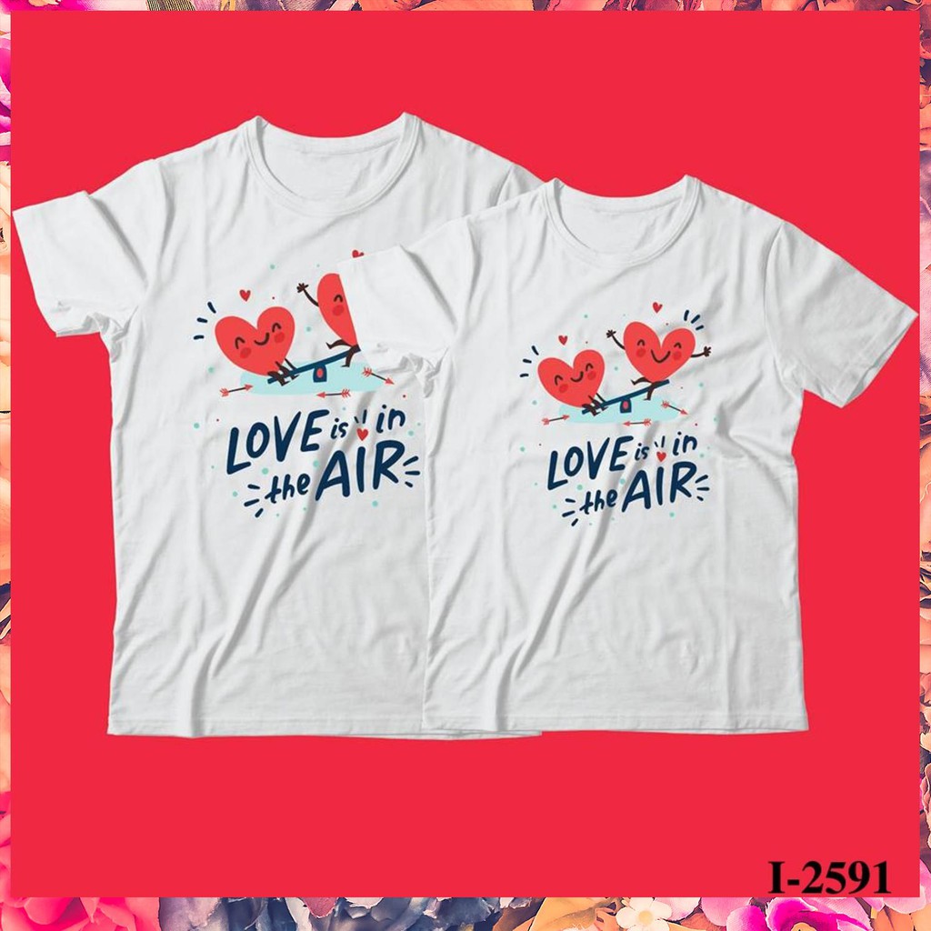 ✓I-2591 ÁO ĐÔI TÌNH NHÂN LOVE IT 👉Áo Thun Phông Chất Cotton Bán Chạy 👉Mẫu Áo Phông Đẹp 👉Xưởng Áo Thun Giá Sỉ ✨