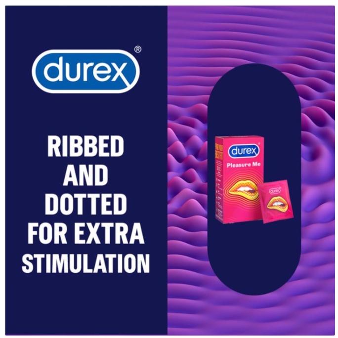 Bao cao su Durex Pleasuremax có Gai hộp 30 miếng bao