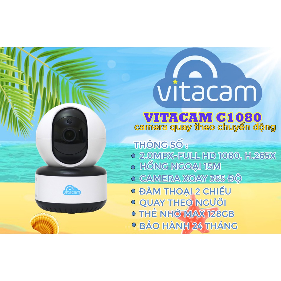 Camera VITACAM C1080 | 2.0MPX - FULLHD 1080P - H.265X