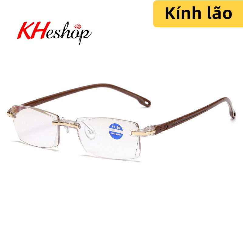 Kính lão xem điện thoại đọc báo cho người Trung Niên, độ nét cao siêu nhẹ, chống ánh sáng xanh, tia cực tím mã Y811