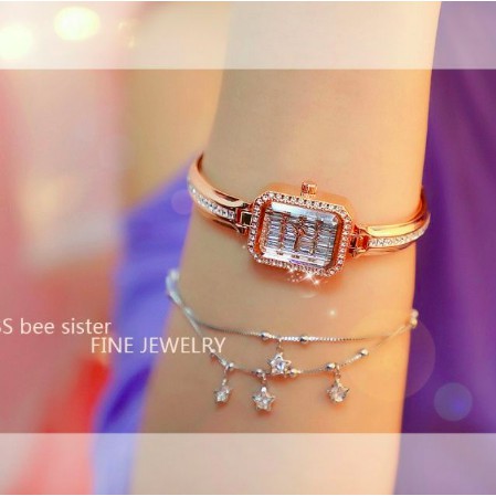 Đồng Hồ Nữ BEE SISTER 1505 Dây Còng Chính Hãng