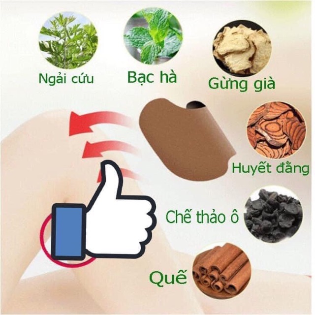 Dán ngải cứu thần thánh vai cổ gáy,thắt lưng