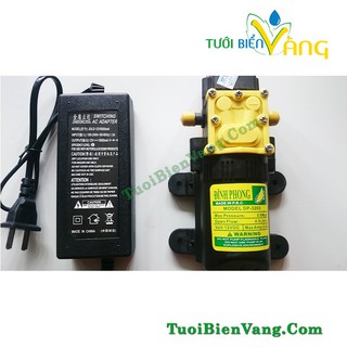 Máy bơm tăng áp mini 12v kèm nguồn