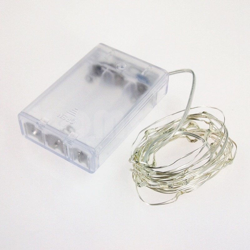 Dây Đèn LED 10M 3AA Pin Chống Nước Trang Trí Giáng Sinh
