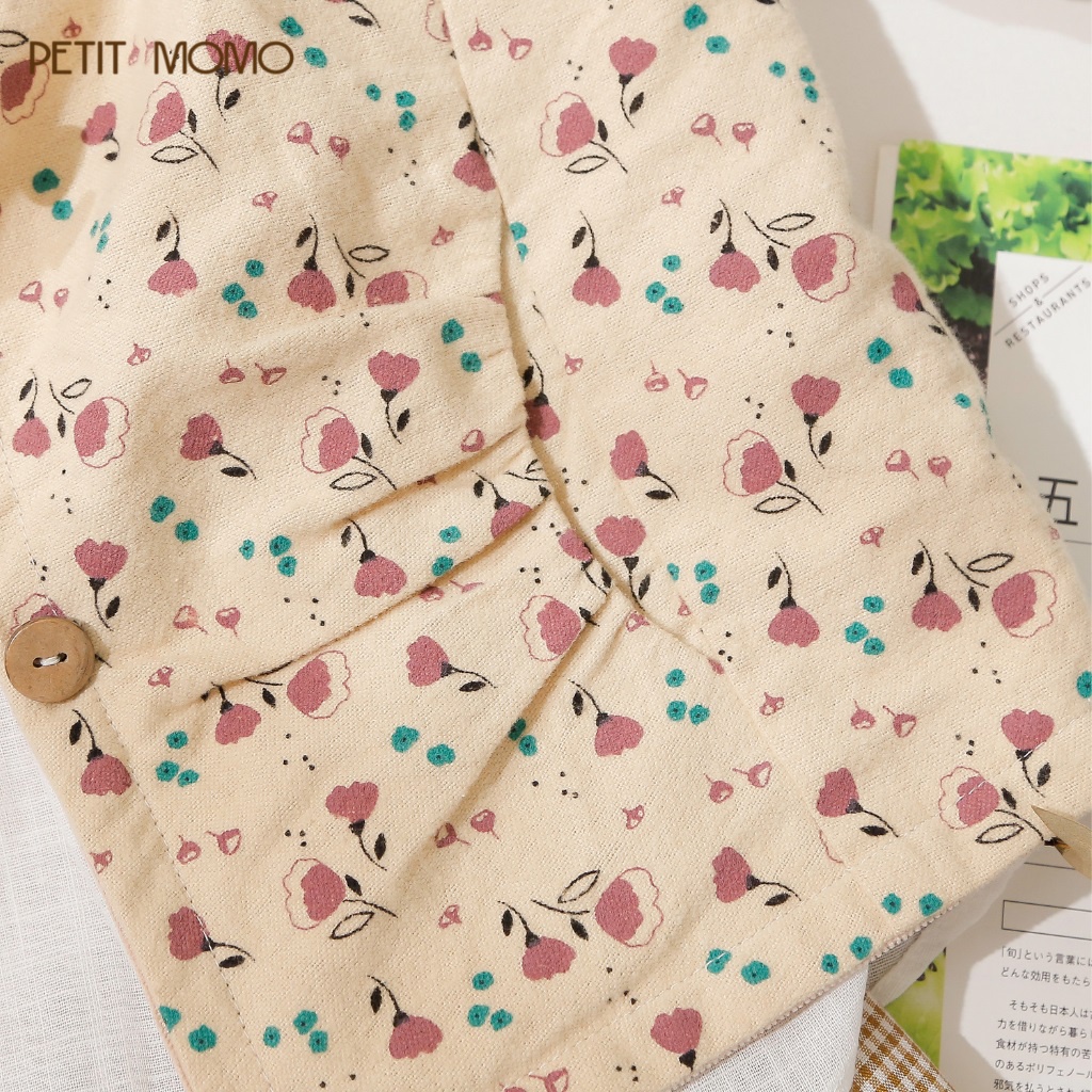 Áo Gi Lê Cho Bé Trai Và Bé Gái 16 Tuổi PETIT MOMO Chất Liệu Thô Cào Bông Ấm Áp H132