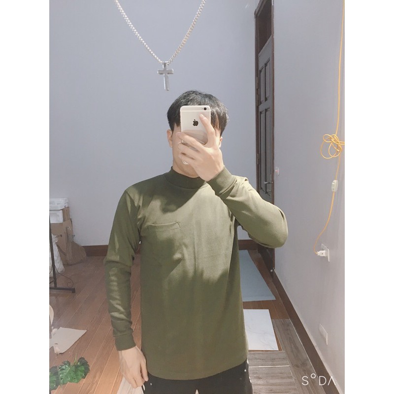 Áo thun dài tay thu đông, cổ 3 phân nam 5 mầu  ,mềm mại, dễ chịu, thoáng mát, thấm mồ hôi, lịch sự | BigBuy360 - bigbuy360.vn