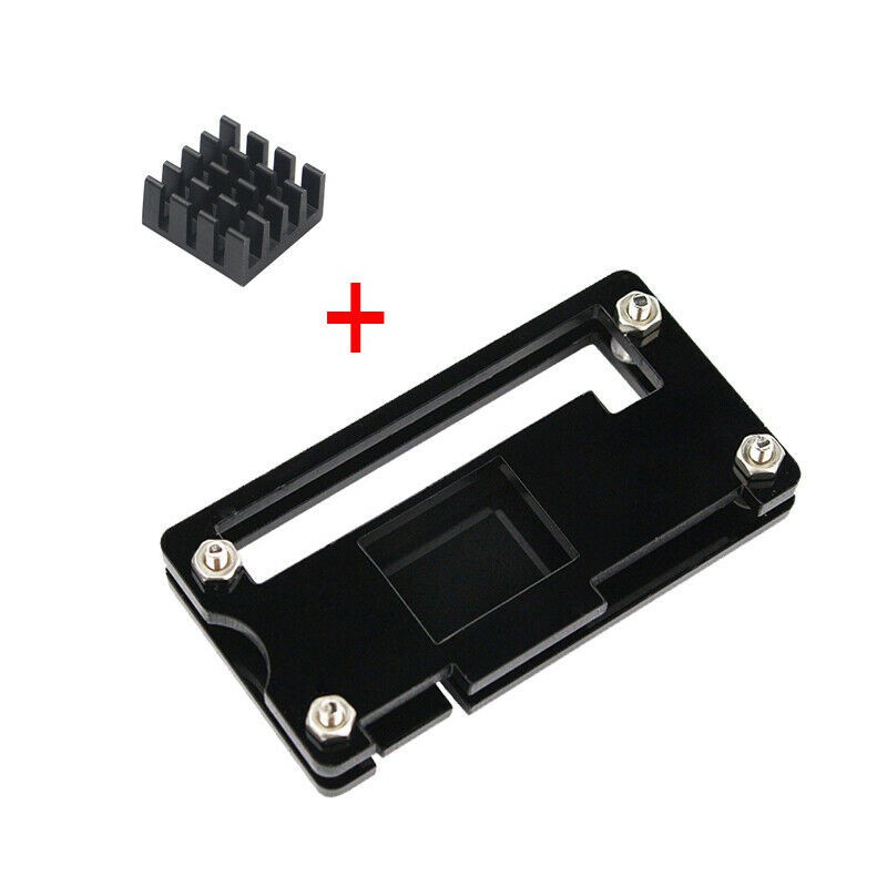 Vỏ Bảo Vệ Bằng Acrylic Màu Đen Kèm Tản Nhiệt Cho Raspberry Pi Zero