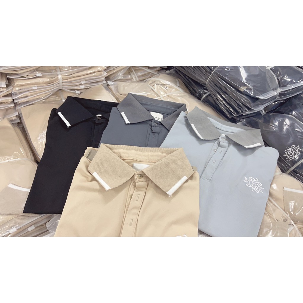 BÁN SỈ ÁO POLO NAM 4 MÀU CỔ VIỀN THÊU MYGK ANAM19  | BigBuy360 - bigbuy360.vn