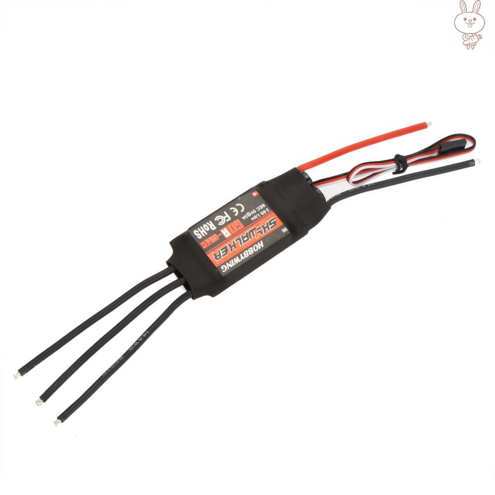 Thiết bị điều khiển tốc độ không chổi than Ol Hobbywing Skywalker 60a Esc cho máy bay Rc Trex 500