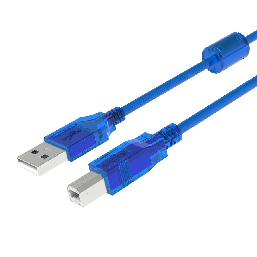 Dây Máy In USB 1.5m 3m 5m 10m Xanh Chống Nhiễu Hàng chính hãng