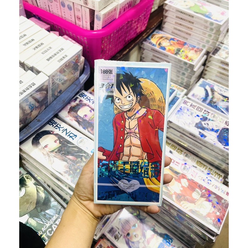 bộ poscard onepiec 180 ảnh