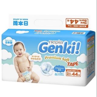 Tã dán Genki nội địa nhật size NB44 ( dưới 5ky)