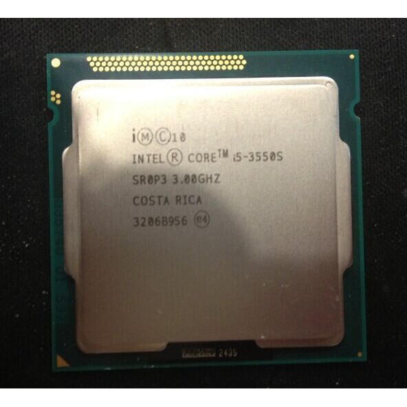 CPU I5 3550s