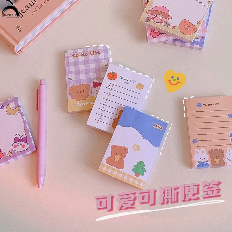 Tập Giấy Ghi Chú Hình Dáng Dễ Thương