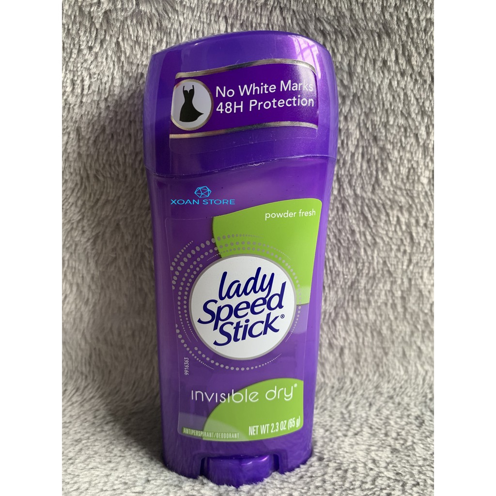 [USA] Lăn Lady Speed Stick (65g) Invisible Dry