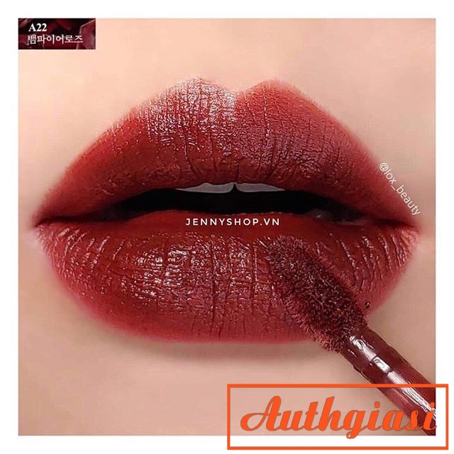 Son kem mịn lì Black Rouge A03 Đỏ Cam / A05 Cam Đỏ / A06 Đỏ Gạch / A12 Đỏ Nâu / A22 Đỏ Burgundy | BigBuy360 - bigbuy360.vn