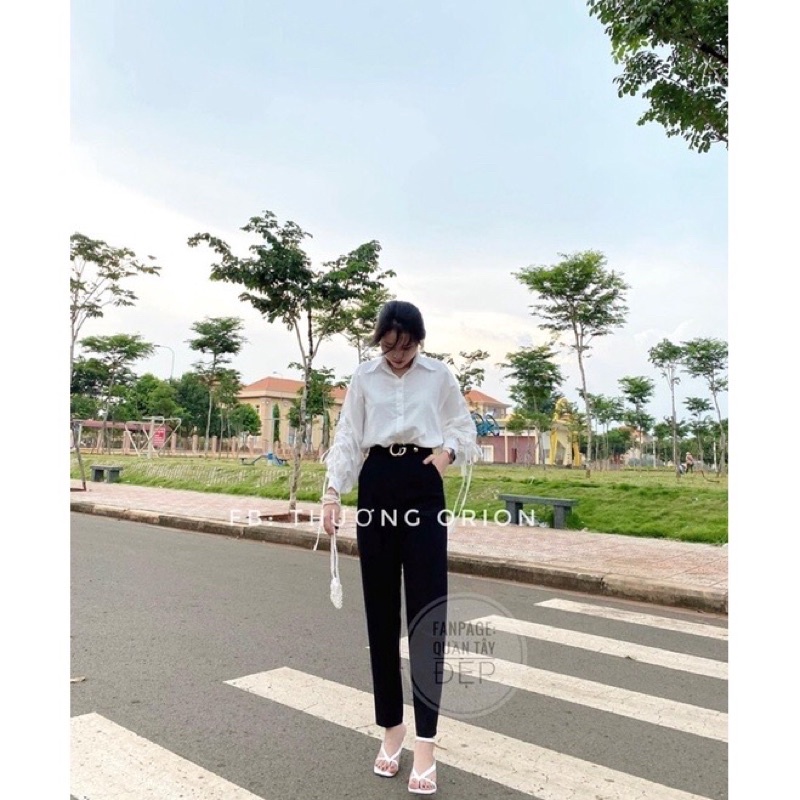 [Sale 50%] Quần tây lưng siêu cao mã G có big size đến 85kg