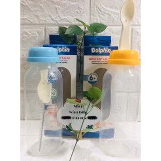 Bình tập ăn pp Dolphin 240ml