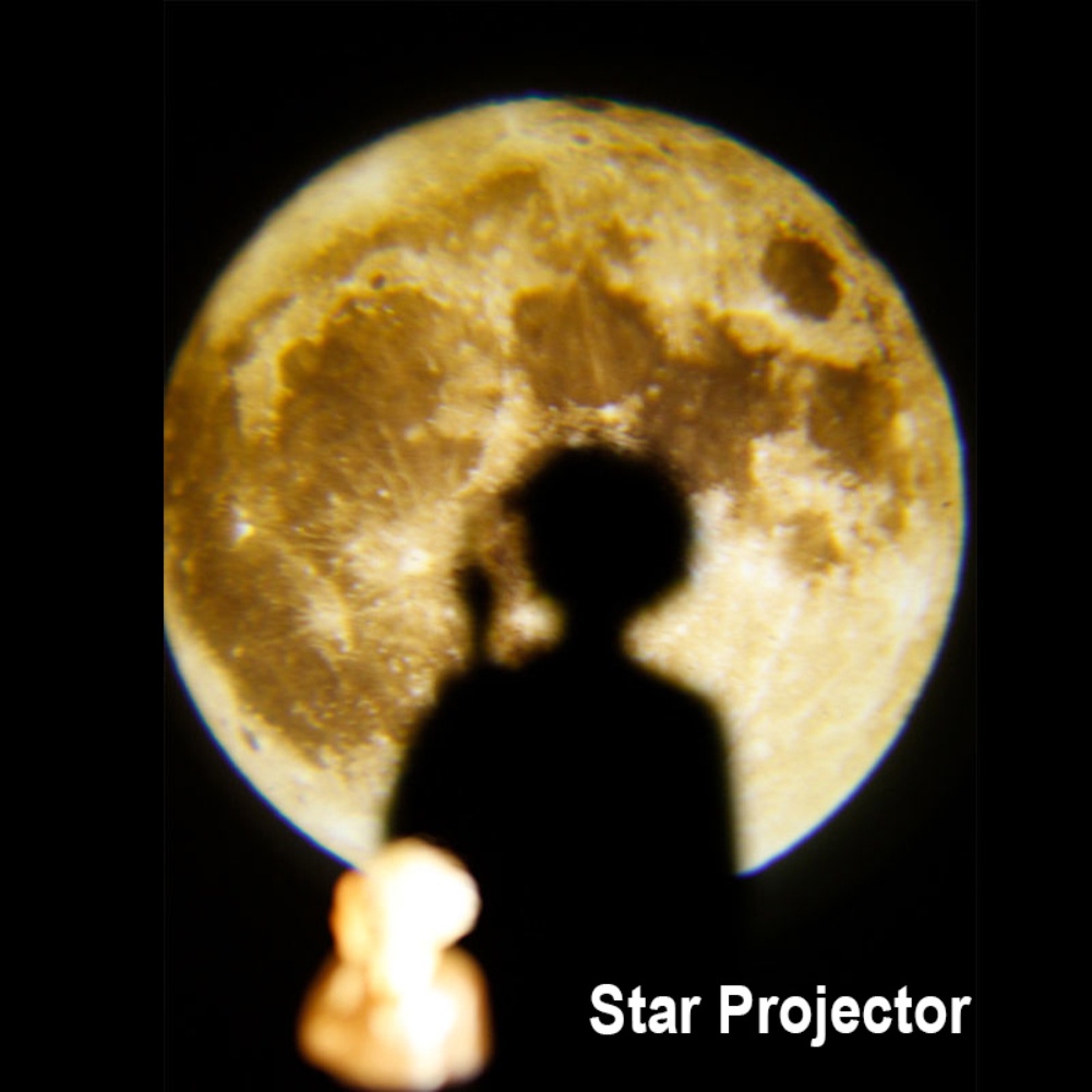 USB Lunar Moon Lamp Earth Planet Projection Lamp Bedroom Atmosphere Children's Night Light ★