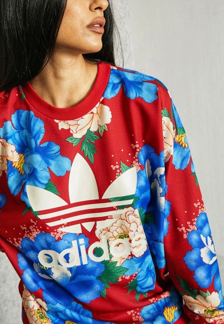 Áo das hoạ tiết hoa mùa thu đông