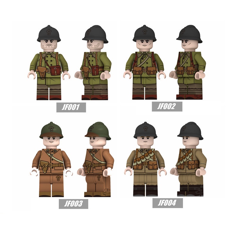 Mô Hình Đồ Chơi Lắp Ráp Quân Đội Olede PLA Soviet Snow Soldiers