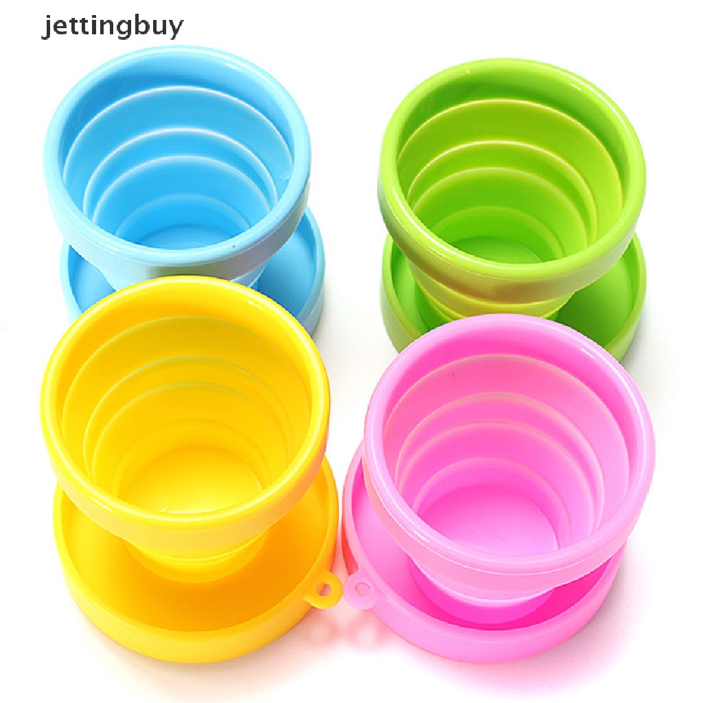 Cốc JETTING bằng silicon có thể gấp lại tiện dụng mang theo du lịch