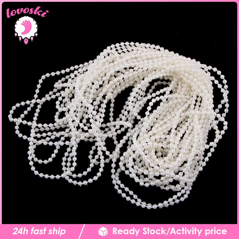 Chuỗi Hạt Ngọc Trai Giả 11 Yard 3mm Trang Trí Tiệc Cưới