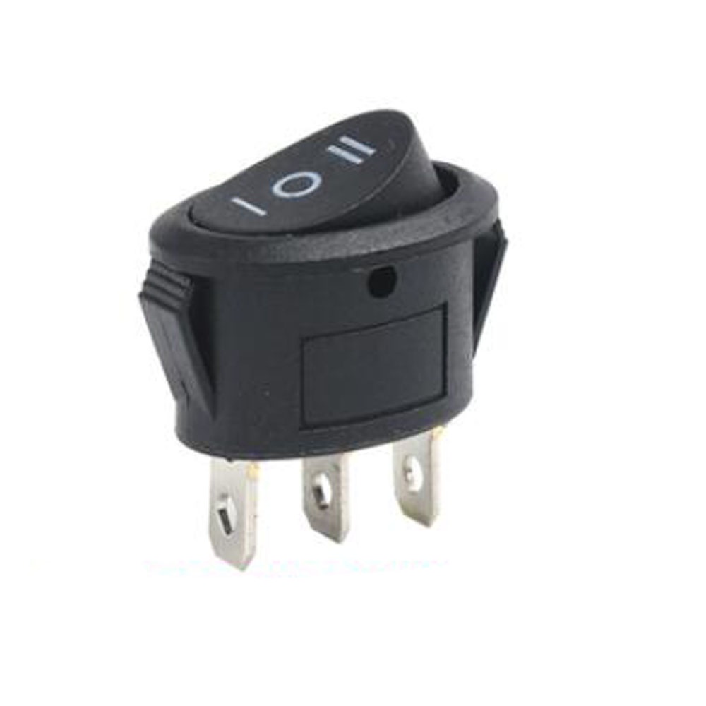 Set 5 công tắc tròn Kcd1-105 6a 250v Ac 10a/ 125v Ac 2 Pin On/ Off chuyên dụng