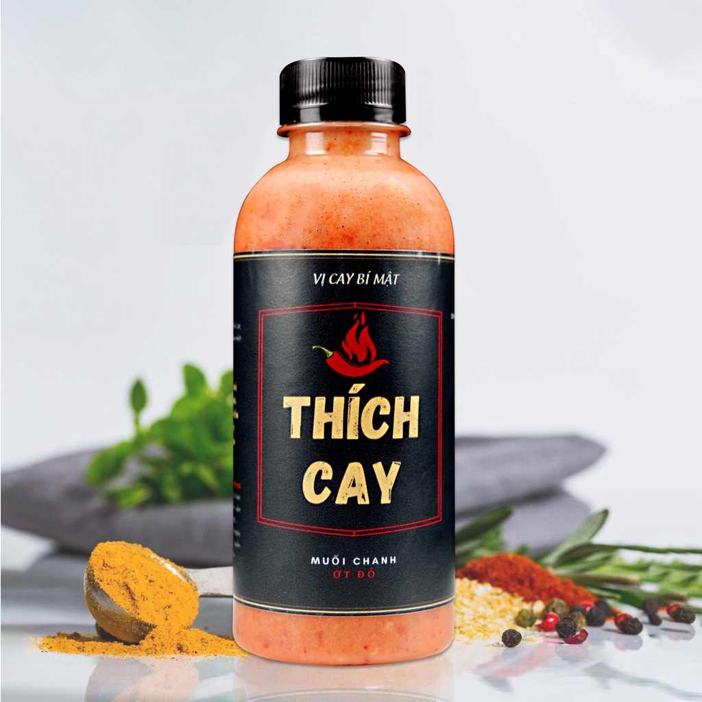 Nước chấm Ớt Sừng thơm dịu, vị chanh cho hải sản, thịt nướng 250ml Thích Cay Fresh Sauce