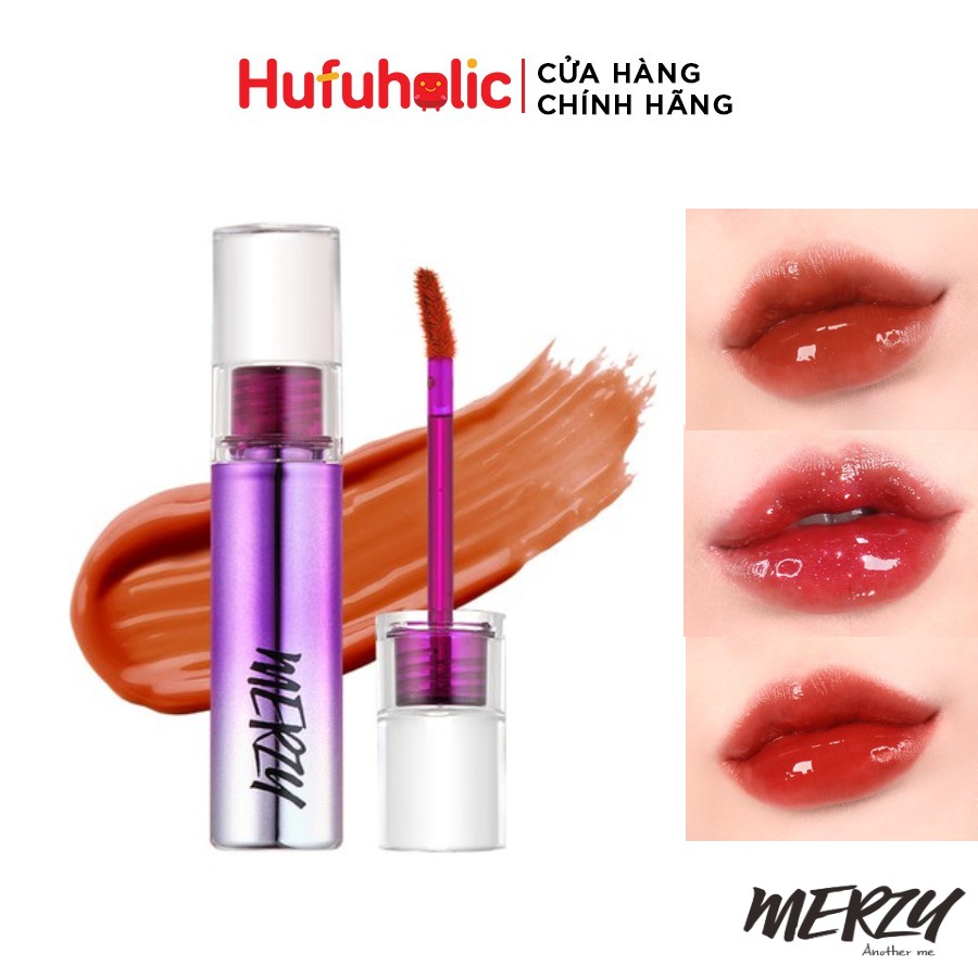 MERZY – Son kem bóng Aurora Dewy Tint hot Trend mềm môi lâu trôi