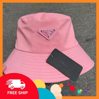 Nón bucket prada 💖hàng mới 2021💖 mũ bucket nam nữ vành trơn chất liệu gió cao cấp quảng châu