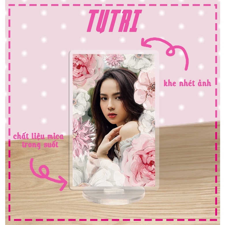 khung nhét ảnh mica trong suốt siêu dễ thương
