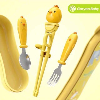 Đũa tập ăn goryeo baby hàn quốc kèm thìa dĩa