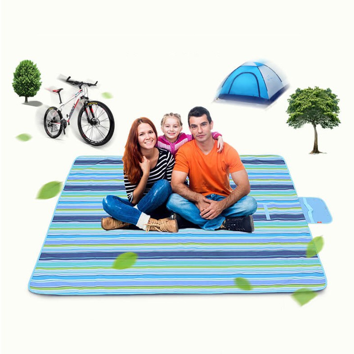 Thảm du lịch chống thấm nước - 1m5 x 1m8 (hoa văn) | BigBuy360 - bigbuy360.vn