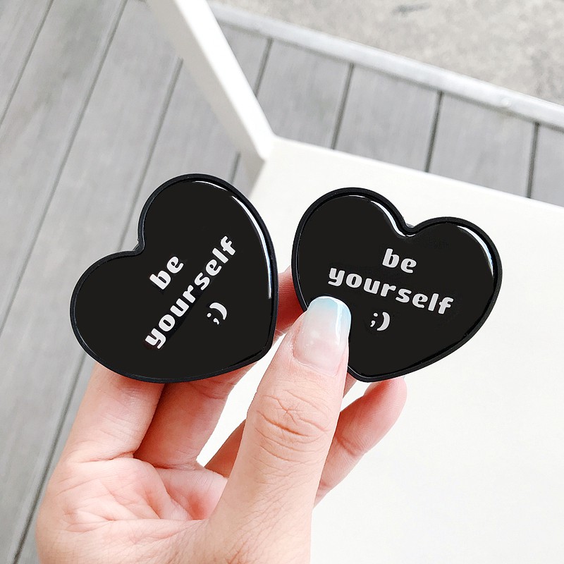 Giá Đỡ Điện Thoại In Chữ Be Yourself Phong Cách Hàn Quốc