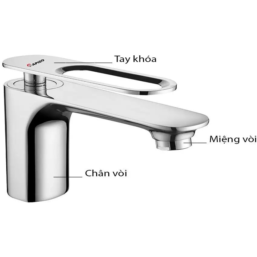 [HÀNG CHÍNH HÃNG]  Vòi chậu Lavabo Rapido RC-05 (Bảo hành 1 năm)