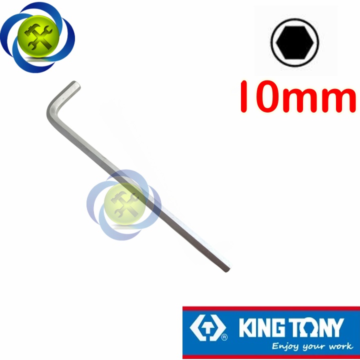 Lục giác chữ L 10mm Kingtony 112510 loại 2 đầu bằng
