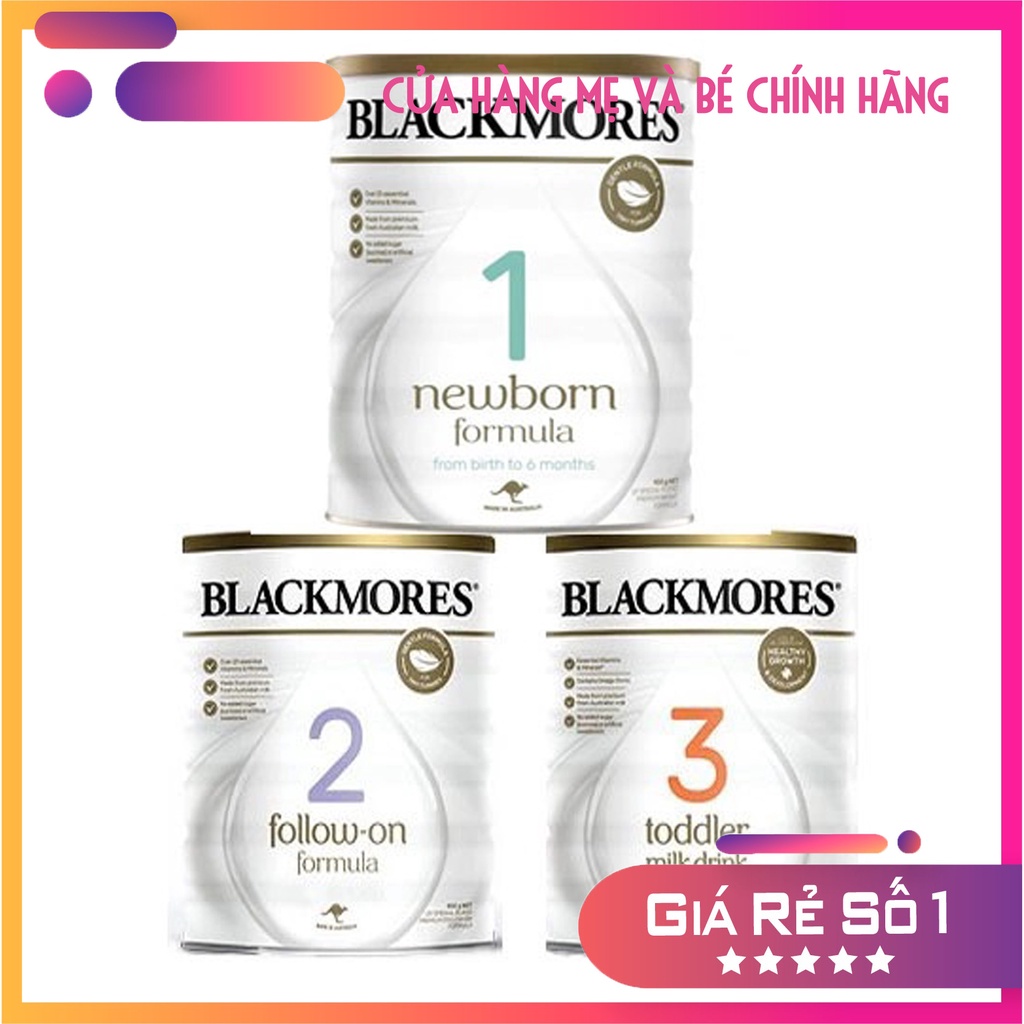 Sữa bột Blackmores (900g) số 1/2/3