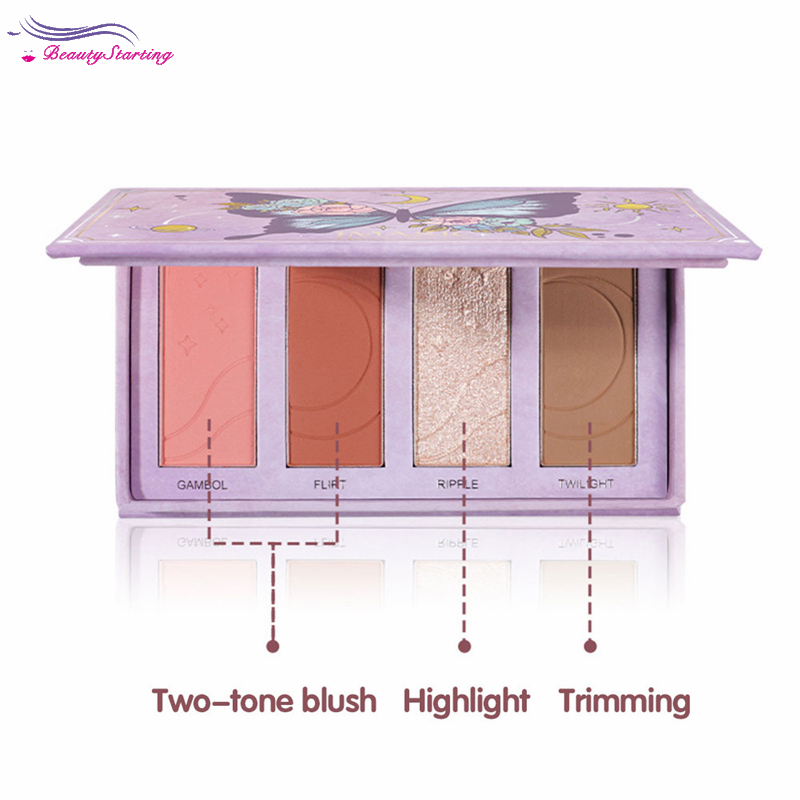 (hàng Mới Về) Bảng Phấn Bắt Sáng Imagic 4 Màu Lấp Lánh Cao Cấp | BigBuy360 - bigbuy360.vn