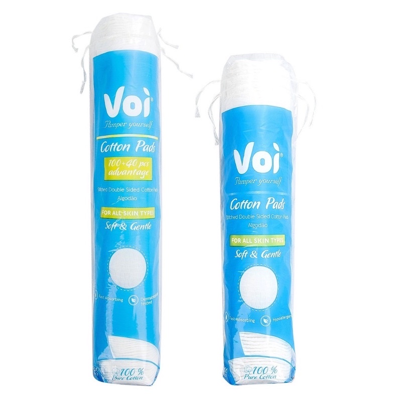 Bông Tẩy Trang Hữu Cơ Voi 100 Miếng