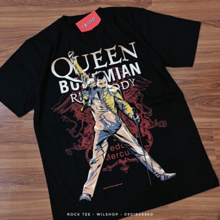 (M, L, XL) ÁO QUEEN Bohemian Rhapsody , MOTIONLESS - ROCK BAND TEE - ÁO THUN NHẠC ROCK IN 3D, UNISEX