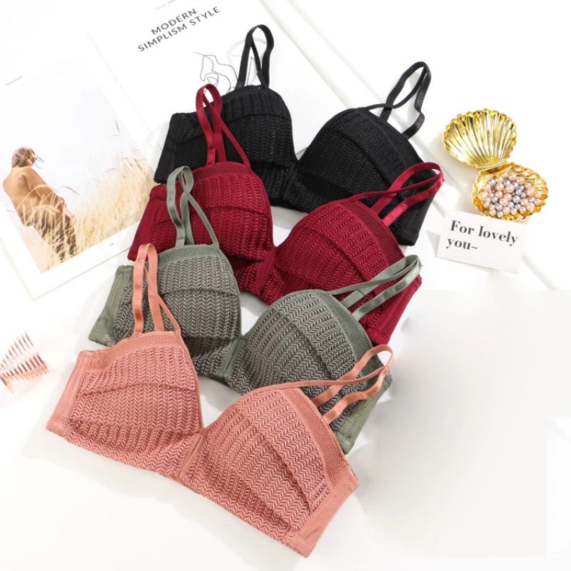 Áo Lót SPICE GIRL Nâng Ngực .Không Gọng .Ren Xếp Thông Hơi