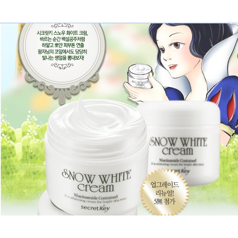 [Cam Kết Chuẩn Auth] KEM DƯỠNG TRẮNG DA SECRET KEY SNOW WHITE CREAM – 50G | BigBuy360 - bigbuy360.vn