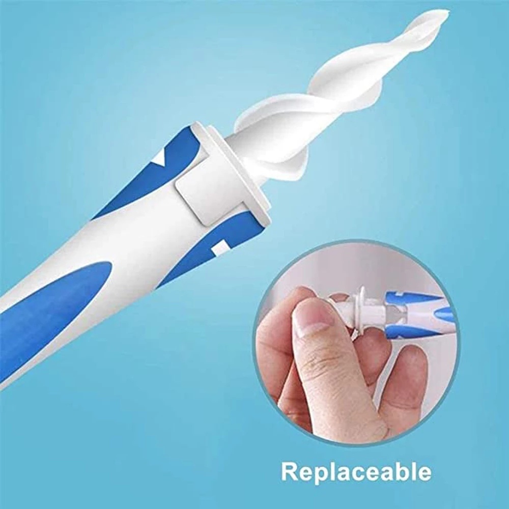 [Hàng mới về] Bộ dụng cụ vệ sinh tai thiết kế xoắn ốc tiện lợi