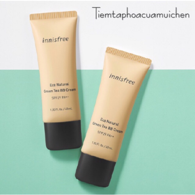 [Chính hãng] BB Cream Cho Da Mụn Trà Xanh Innisfree Eco Natural Green Tea BB Cream SPF29 PA++