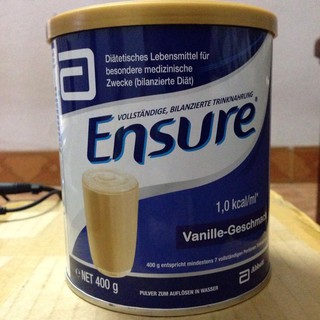 Sữa Ensure Đức xách tay 400g - hương Vanilla