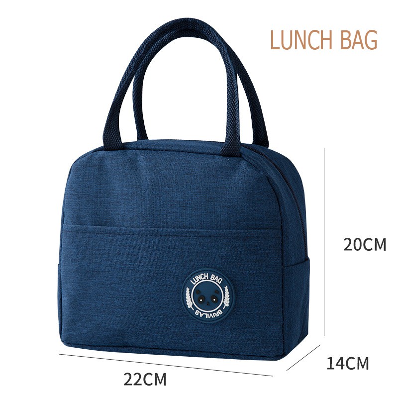 Túi đựng cơm giữ nhiệt đựng đồ ăn Lunch Bag size lớn tiện dụng FAMAHA