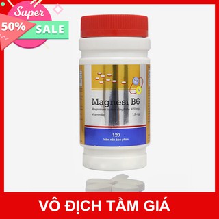 Magnesi B6 – Hỗ trợ giảm chuột rút, đau cơ bắp, giúp tăng cường sức khỏe (120 viên)