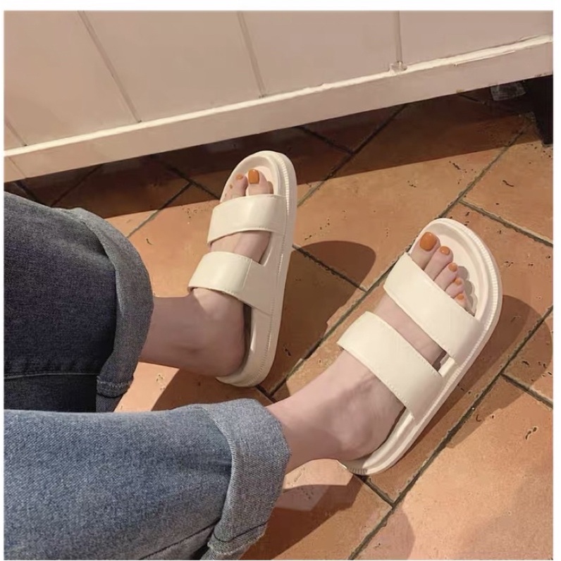 SẴN LẺ SIZE, IB SHOP TRƯỚC _ Dép ullzang quai ngang bản Hàn xinh xắn